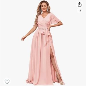 Pink bridesmaid dress- or formal. Purchased a different dress I liked better.